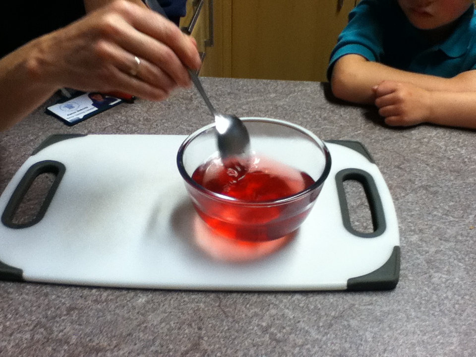 Year 1 Class Jelly experiment Question at the bottom of the page!